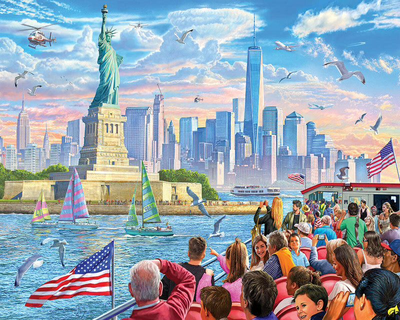 Statue of Liberty - 1000 Piece - White Mountain Puzzles