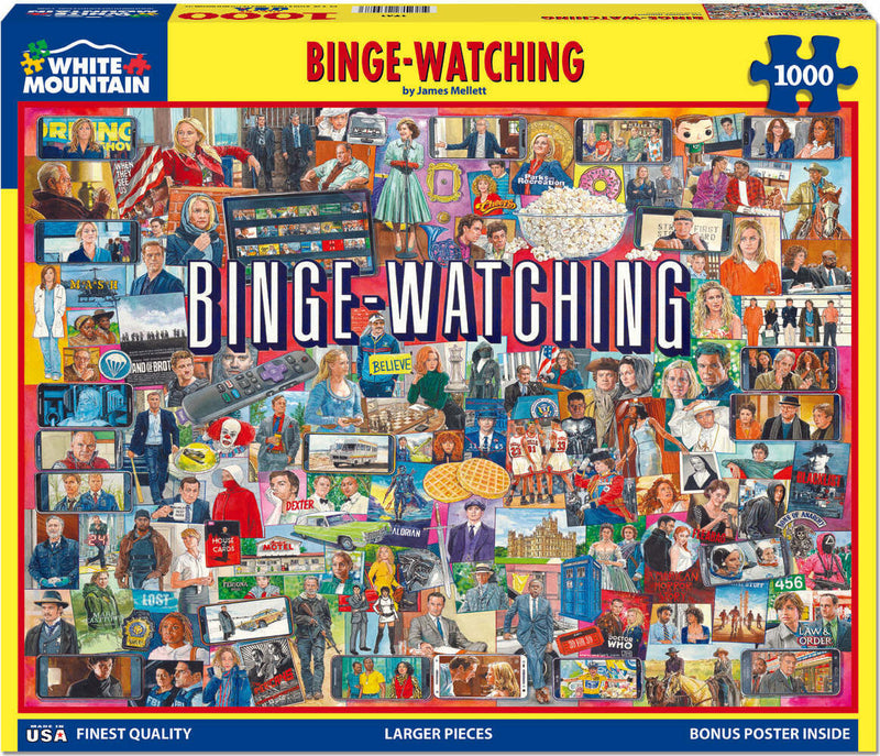 Binge-Watching - 1000 Piece Jigsaw Puzzle