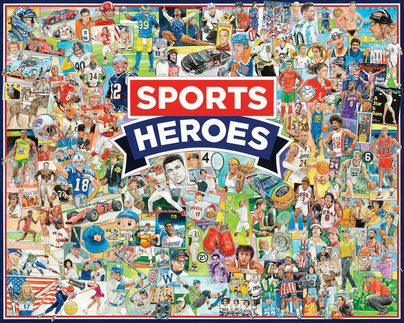 Sports Heroes - 1000 Piece Jigsaw Puzzle