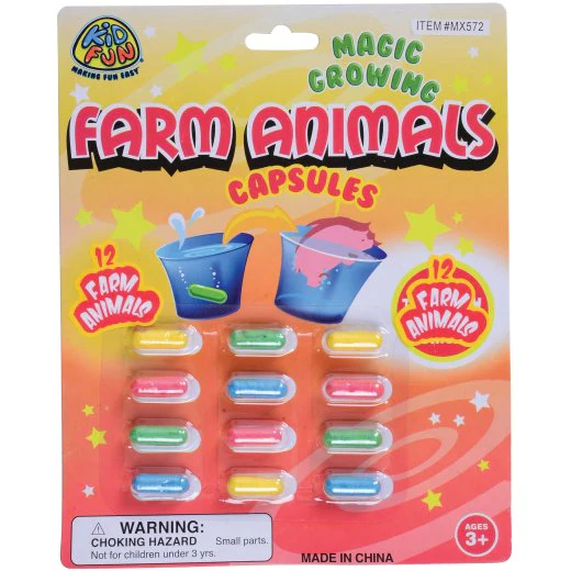 Magic Grow Farm Animal Capsules