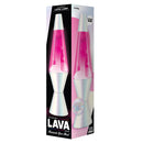 Lava Lamp 14.5" - Opalescent/Wht/Pink
