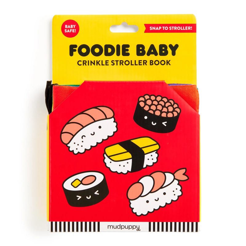 Mudpuppy Foodie Baby Crinkle Stroller Book