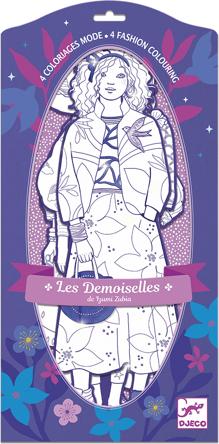 Les Demoiselles Color In Paper Dolls