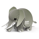 EUGY Elephant 3D Cardboard Model Kit - Toyology Toys