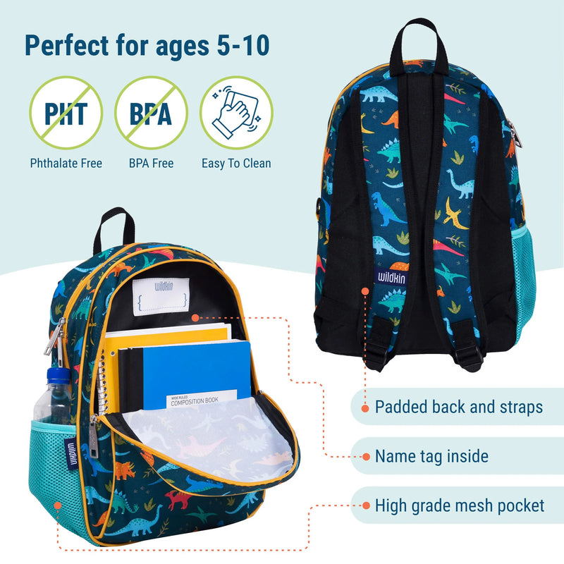 Jurassic Dinosaurs Backpack - 15 inch