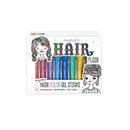 Metallic Hair Flair 8 Hair Shimmery Color Gel Sticks
