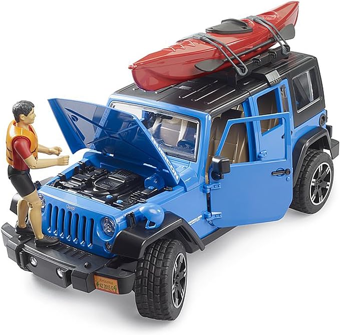 Jeep Wrangler Rubicon With Kayak & Figure