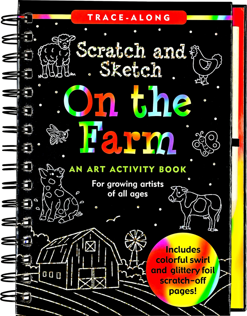 Scratch & Sketch At the Farm (Trace-Along)