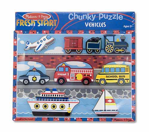 Vehicles Chunky Puzzle