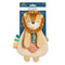 Lovey Lion Plush w/Silicone Teether Toy