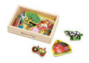 Wooden Farm Magnets - ToyologyToys
