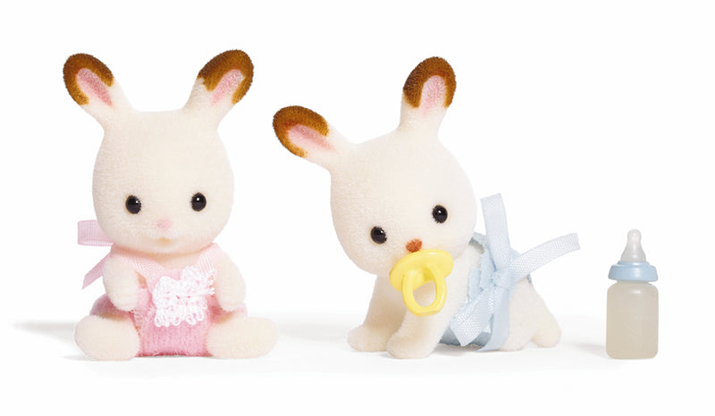 Calico Critters Chocolate Rabbit Twins