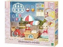 Calico Critters Popcorn Delivery Trike