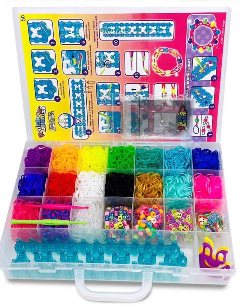Learning Express Toys of Crestview Hills - Rainbow Loom Mega Combo Sets are  FINALLY back in stock!! Make countless rainbow loom bracelets with over  7,000 bands in 21 different colors!! . . #