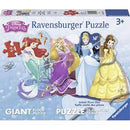 Pretty Princesses 24 pc Shaped Floor Puzzle