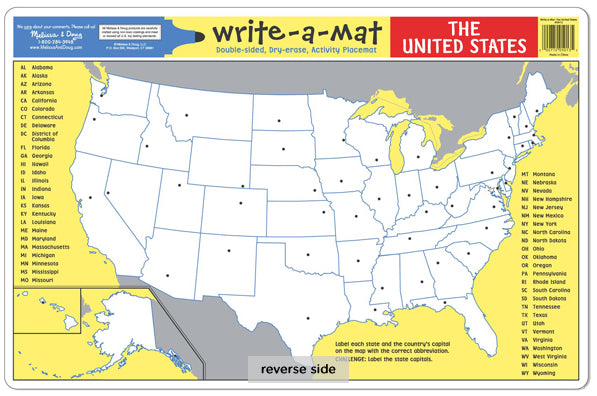 The United States Write-A-Mat