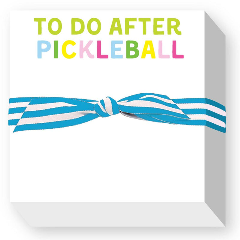 To Do After Pickleball Chubby Notepad