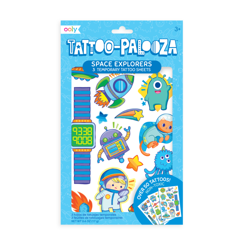 Space Explorers Tattoo – Toyology Toys