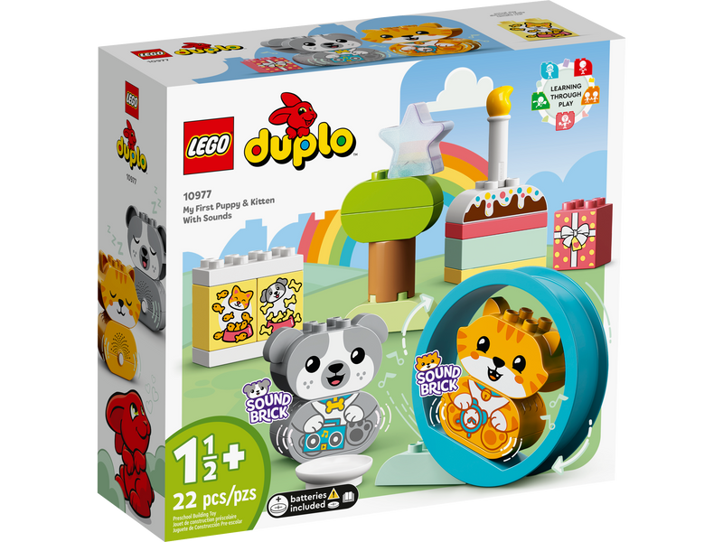 My First Puppy & Kitten with Sounds - Duplo