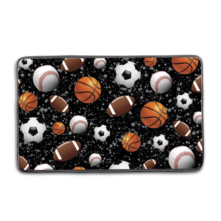 Sports Splatter Floor Mat