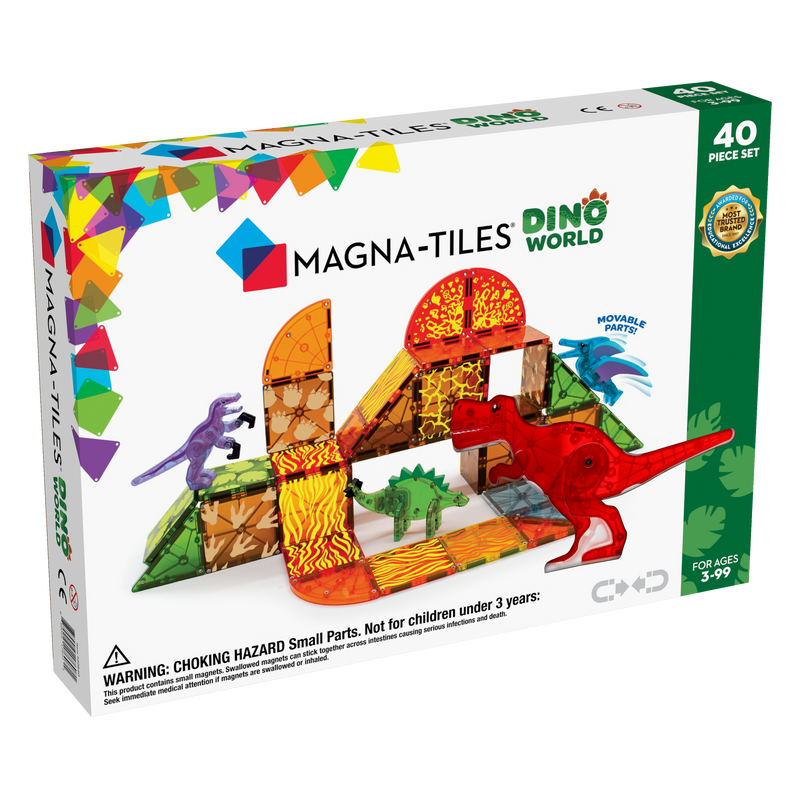 Magna-Tiles Dino Land World 40pc