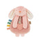 Lovey Bunny Plush w/Silicone Teether Toy