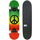 Krown Rasta Peace Complete Skateboard