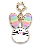 Charm It! Gold Rainbow Bunny Charm