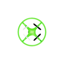 Sky Lighter Disc Drone Green