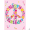 Peace Happy Birthday Card