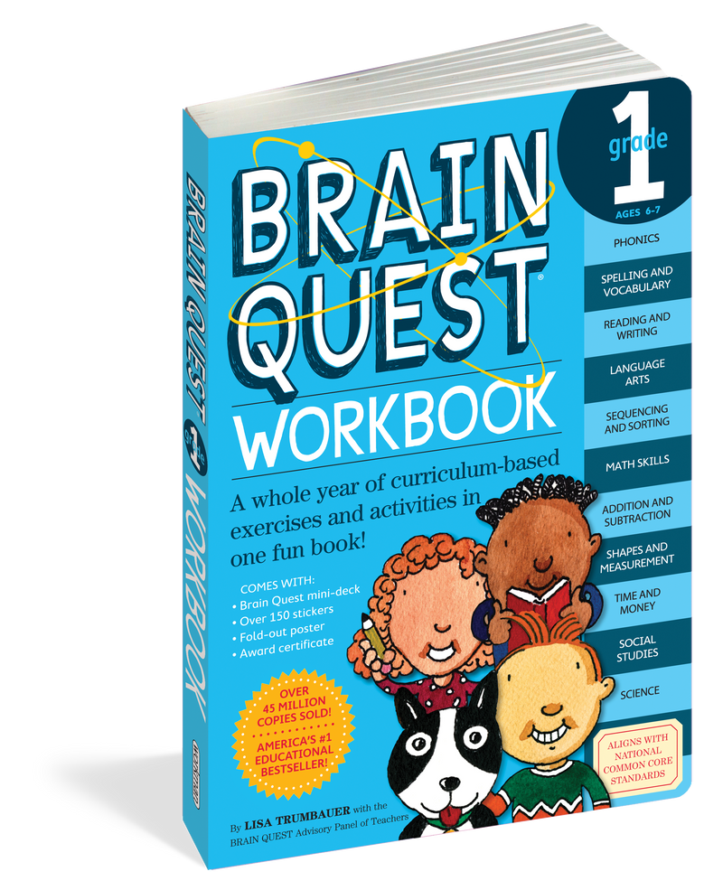Brain Quest Workbook Grade 1 ToyologyToys