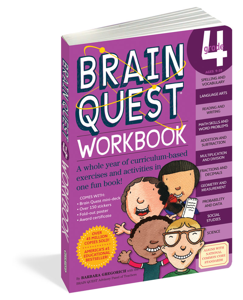Brain Quest Workbook grade 4 ToyologyToys