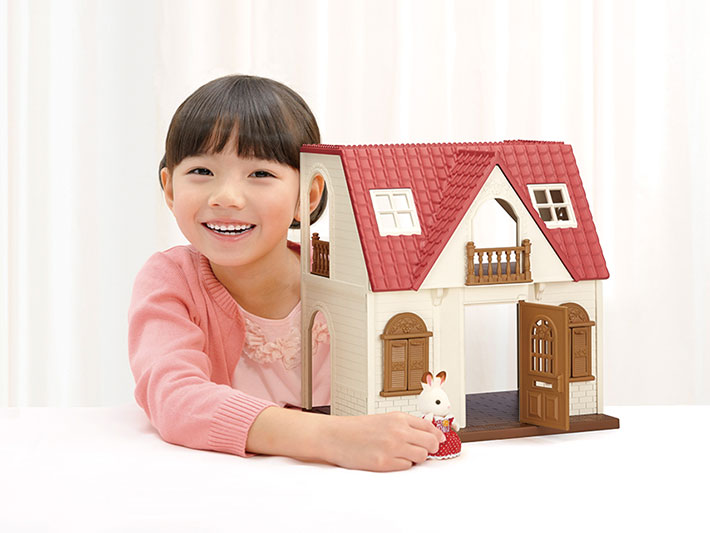 Calico Critter Red Roof Cozy Cottage Starter Home ToyologyToys