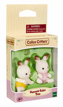 Calico Critters Chocolate Rabbit Twins ToyologyToys