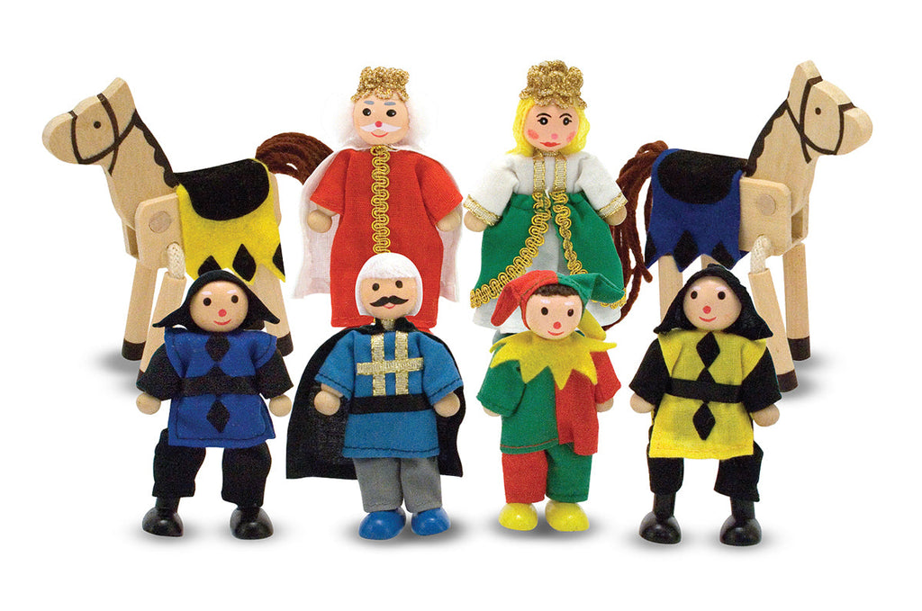 Castle Wooden Figure Set – Toyology Toys