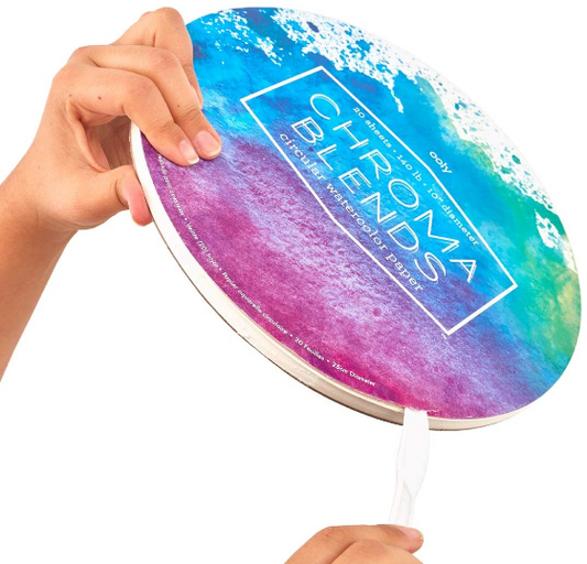 Chroma Blends Circular Watercolor Paper ToyologyToys
