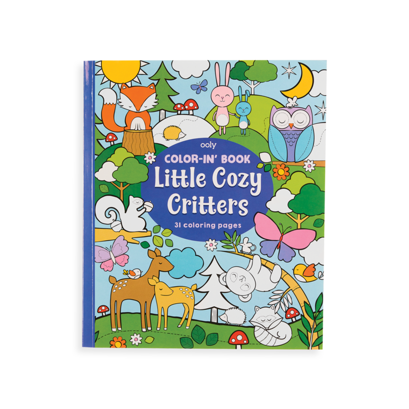 Color-in Book: Little Cozy Critters ToyologyToys