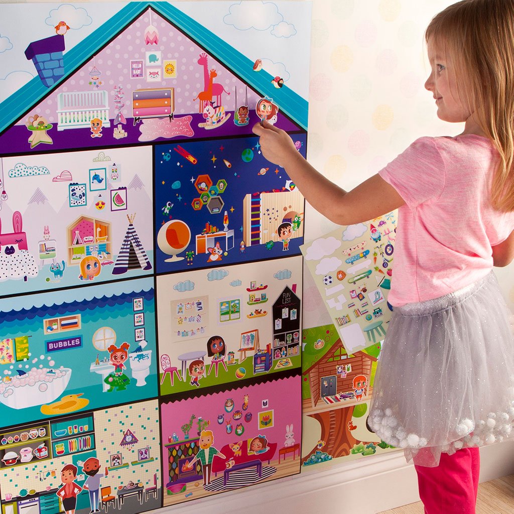 Craft-tastic Jr. Wall Sticker Playhouse – Toyology Toys