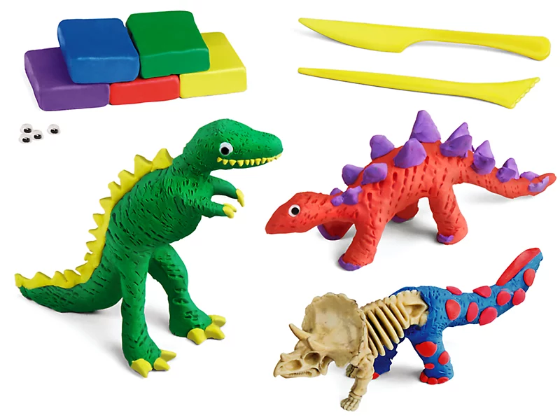 Create with Clay Dinosaurs ToyologyToys