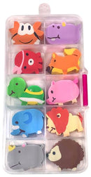 Cutie Creatures 10pc Pencil Topper Eraser Set ToyologyToys