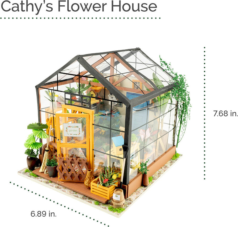 DIY Miniature House: Cathy’s Flower House ToyologyToys