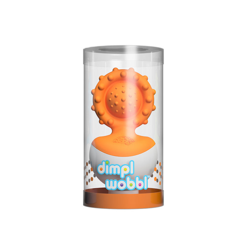 Dimpl Wobbl- Orange – Toyology Toys