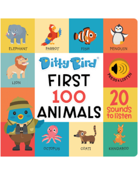 Ditty Bird First 100 Animals ToyologyToys