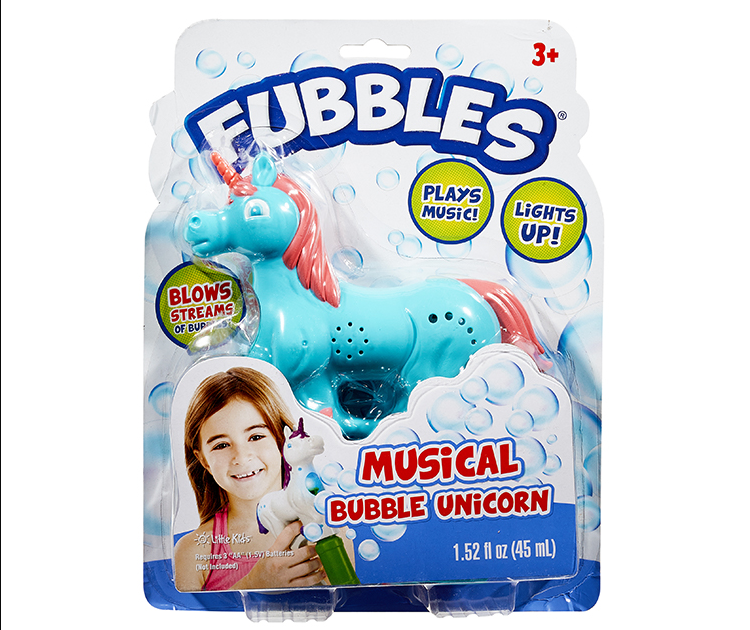 Fubbles Musical Bubble Unicorn – Toyology Toys