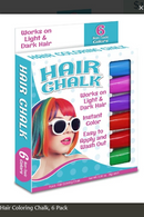 Hair Chalk 6 pack ToyologyToys