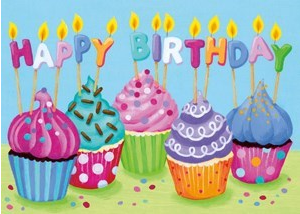 Happy Birthday Cupcakes Card ToyologyToys