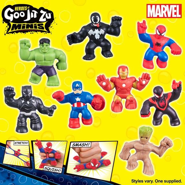 Heroes of Goo Jit Zu  Mini Marvel ToyologyToys