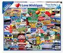 I Love Michigan 1000 Pc Puzzle ToyologyToys