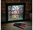 Light Up Neon Effect Message Frame ToyologyToys