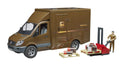 MB Sprinter UPS w driver and accessories ToyologyToys